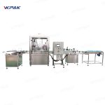 מילוי אוטומטי של בקבוקי קוסמטיקה קטנים סתימה קו תיוג מכסה