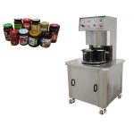 מכונת כיסוי צנצנות זכוכית ואקום למחצה אוטומטית לסגירת כובעי מתכת