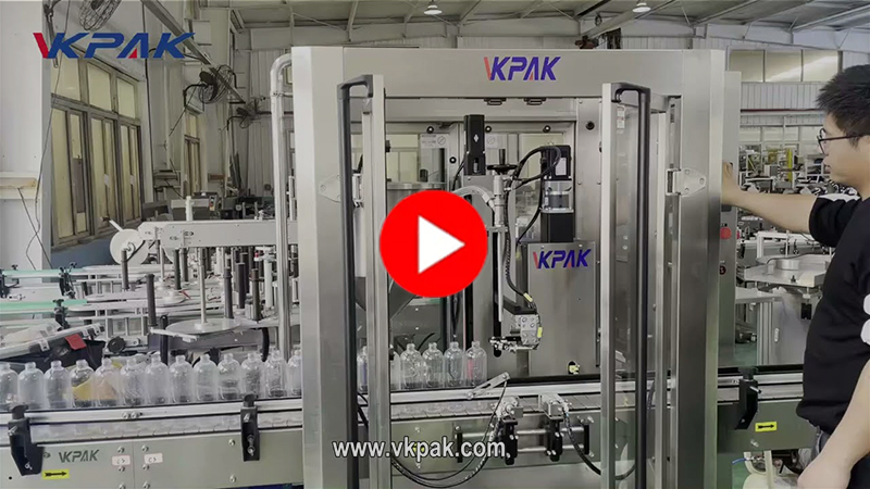 קו מילוי ראש יחיד לרוטב, שמפו