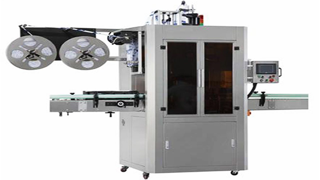 high speed shrink sleeve labeler machinery pvc cups תיוג שרוול לתיוג במהירות גבוהה עבור juice.JPG