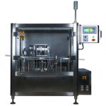 מכונת איטום סתימת מזרק אוטומטית מראש מעוקרת