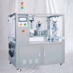 צינורות רצועה אוטומטית למילוי משאבה קרמית מכונת איטום אולטרסאונד