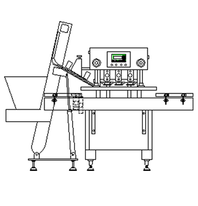 newly screw capping machine automatic מהירות גבוהה בורג מכסה מסך מגע control.jpg