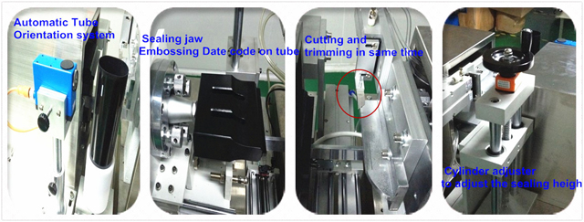 Ultrasound sealing machine for tubes אוטם צינורות אולטרסאונד