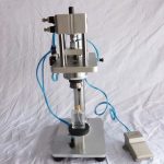 מכונת כיווץ בקבוקי בושם זכוכית חצי אוטומטי פנאומטי שולחני