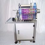 מכונת תיוג מדבקה מתקפלת דגל נקניק אוטומטית למחצה