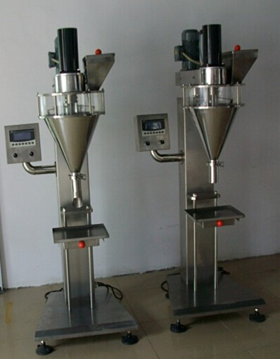 two sets of powder filling machine ready to export שניים בשורה למכונות מילוי.jpg